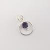 Iolite Gemstone 925 Sterling Silver Handmade Women's Necklace Elegant Pendant 1.2" PP-68-9