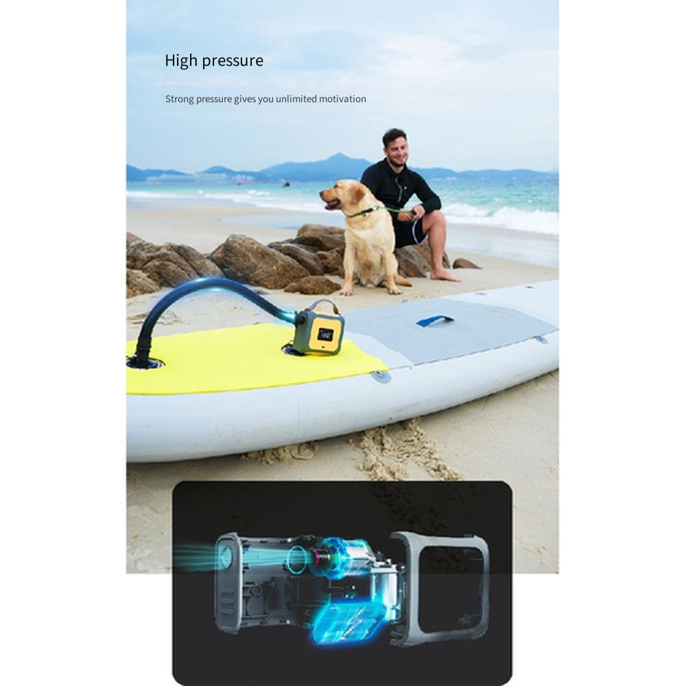 Portable Mini High Pressure Inflation Pump for SUP Paddle Board, Kayak, Surfboard, Assault Boat
