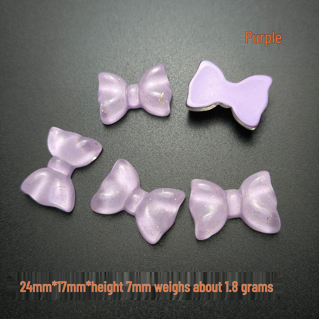 Kitty Cat Cartoon Bow Tie Resin Hair Clip Jewelry Accessory