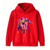 Girls Boys 3 Trendy Anime Girls Graphic Hoodie Casual Long Sleeve Pullover Sweatshirt For Kids Streetwear Hip Hop Style Tops