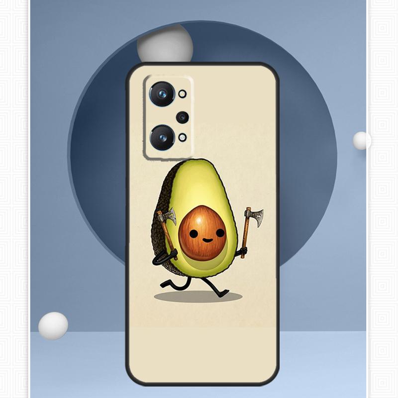 Funny Avocado Quotes For Realme C55 C33 C30 C21Y 10 Pro Plus GT Neo 5 3 3T Case For OnePlus 11 10 Pro Nord 2 2T