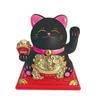 Y Solar Fortune Cat Waving Hand Ornament: Light-Powered Decor for Car, Living Room, or Office Desk