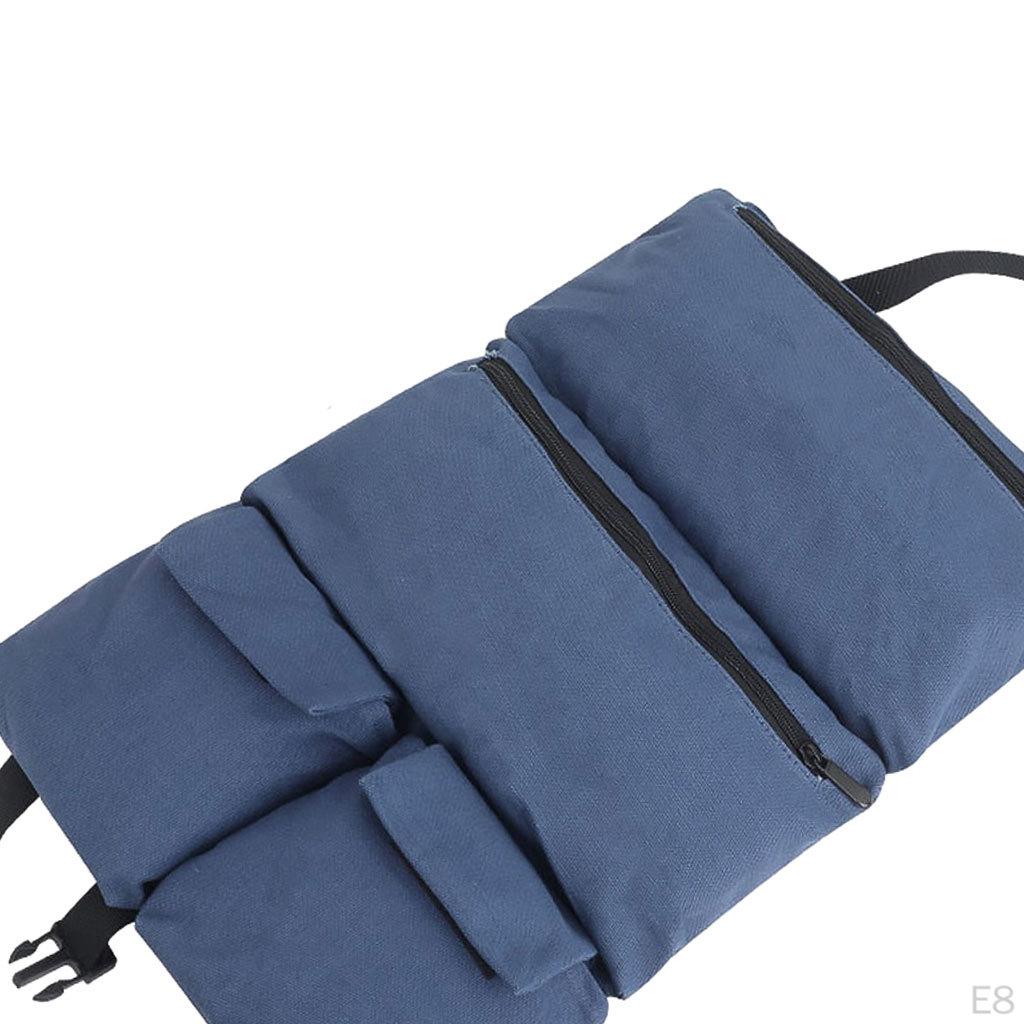 Multi-Purpose Wrench Roll Bag Canvas Hanging Pouch Tote Carrier Bag, Easy to Carry