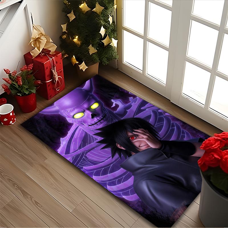 1 pièce de tapis de chaise imprimé Naruto pour utilisation à la maison, au bureau, tapis pour salon, cuisine, salle de jeux
