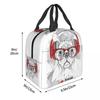 French Bulldog Insulated Lunch Bag for Women Leakproof Frenchie Dog Lover Cooler Thermal Lunch Tote Office Work School