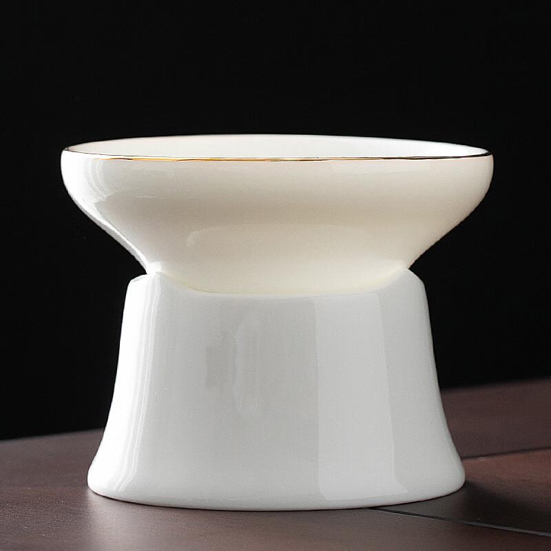 Thousand Li Rivers & Mountains Mutton Fat Jade Porcelain Gongfu Fairness Cup