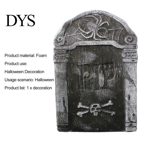 Party Prop Tombstone Ornaments Eye-catching Add Atmospheres Foam Halloween Outdoor Headstone Decorations for Decor