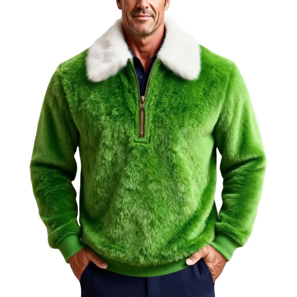 Men's Vintage Christmas Round Neck Sweatshirt
