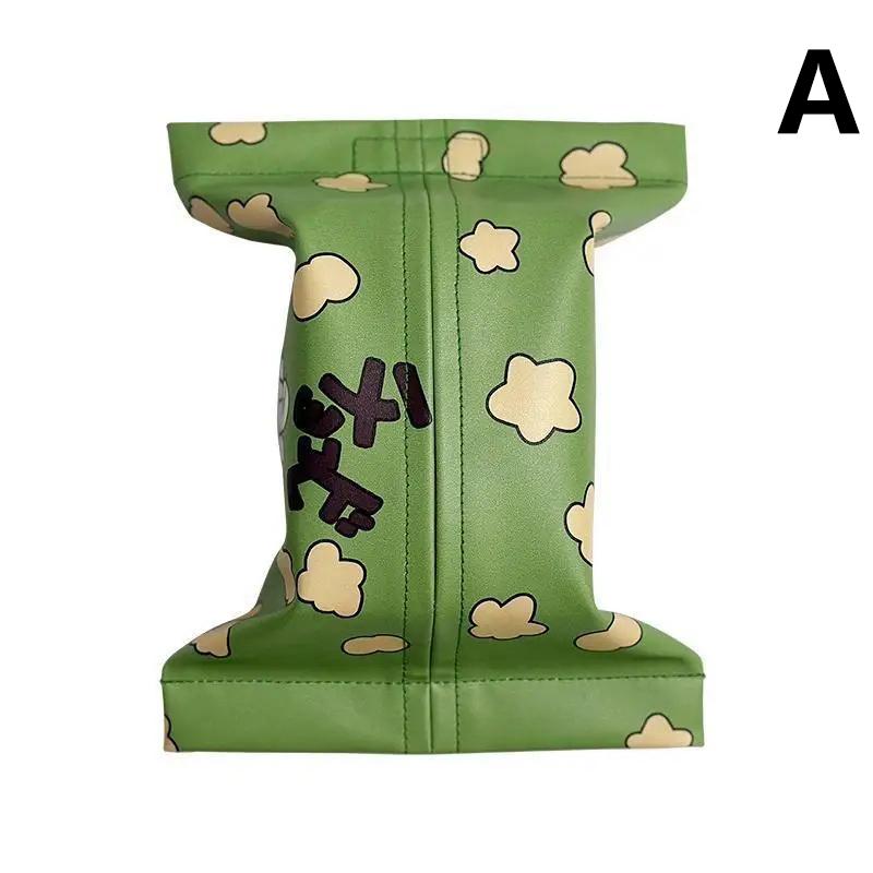 

Crayon Shin-Chan Cartoon Tissue Box Leather Wear-Resistant Tissue Box Car Seat Back Sunshade Hanging Tissue-Bag Storage Bag