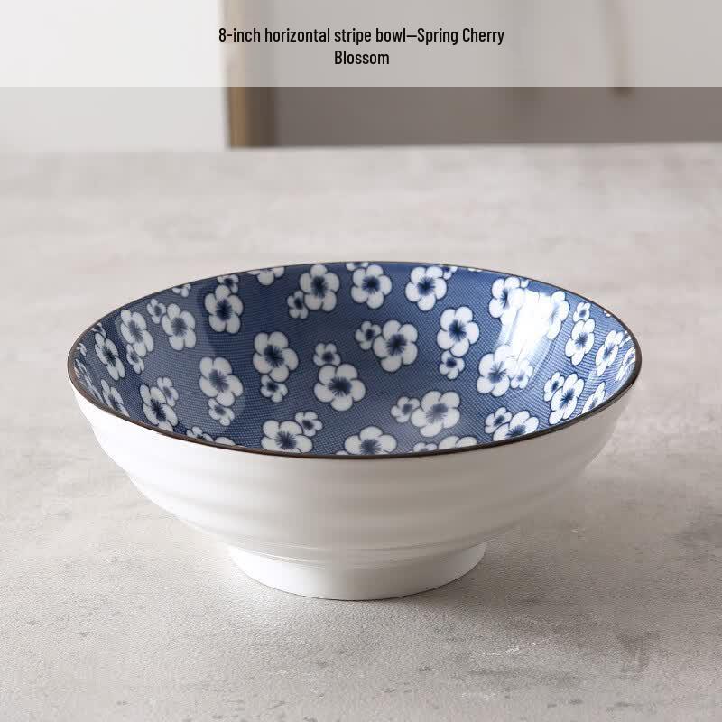 Japanese Ceramic Cherry Blossom Bowl
