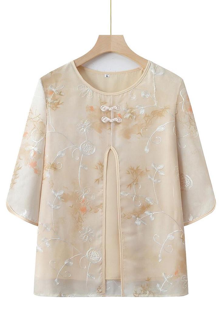 Women's New Chinese Style Embroidered Summer Top
