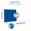 Blue White Owl Crest Large Size Mouse Pad Large Gaming Table Cushion Nonslip Laptop Tablet Big Mousepad Xxl Mat Mini Pc Playmat With Lock Edge