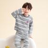 Fenteng Boys' Anti-Static Fleece-Lined Pajama Set