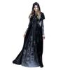 Womens Halloween Witch Hooded Dress Scary Ghost Souls for Vampire Cosplay Costum XL-Good