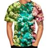 Popcorn 3D Printed Funny T Shirts Men Women Clothing Summer Short Sleeve T-Shirt Kids Trendy Casual Y2k Streetwear Tops Tees