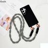 Lanyard Case For Samsung Galaxy A17 A07 A16 A56 A36 A26 A55 A35 S25 Ultra Shockproof Crossbody Neck Cord Strap Candy Soft Cover
