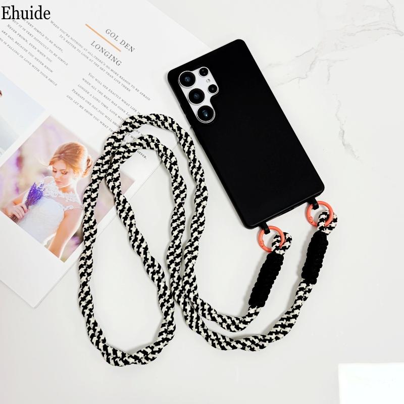 

Lanyard Case For Samsung Galaxy A17 A07 A16 A56 A36 A26 A55 A35 S25 Ultra Shockproof Crossbody Neck Cord Strap Candy Soft Cover A07
