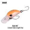 Kingdom Mikro Crank Minnow Rybářská Návnada 1.5g/25mm 3.2g/32mm Plovoucí Tvrdá Návnada ABS Rybářské Potřeby Umělé Tvrdé Návnady Crankbaity Potřeby Wobblery