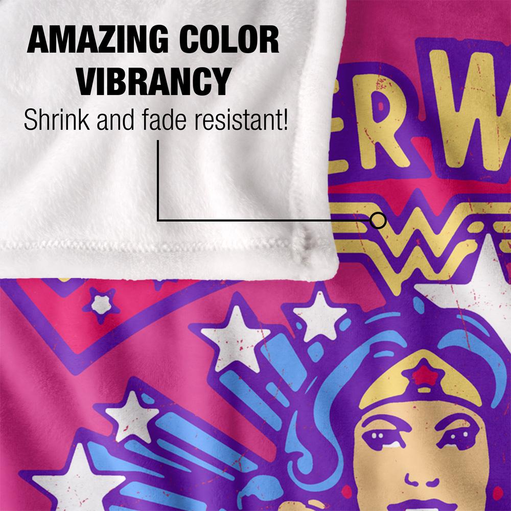 Wonder Woman Pose Blanket