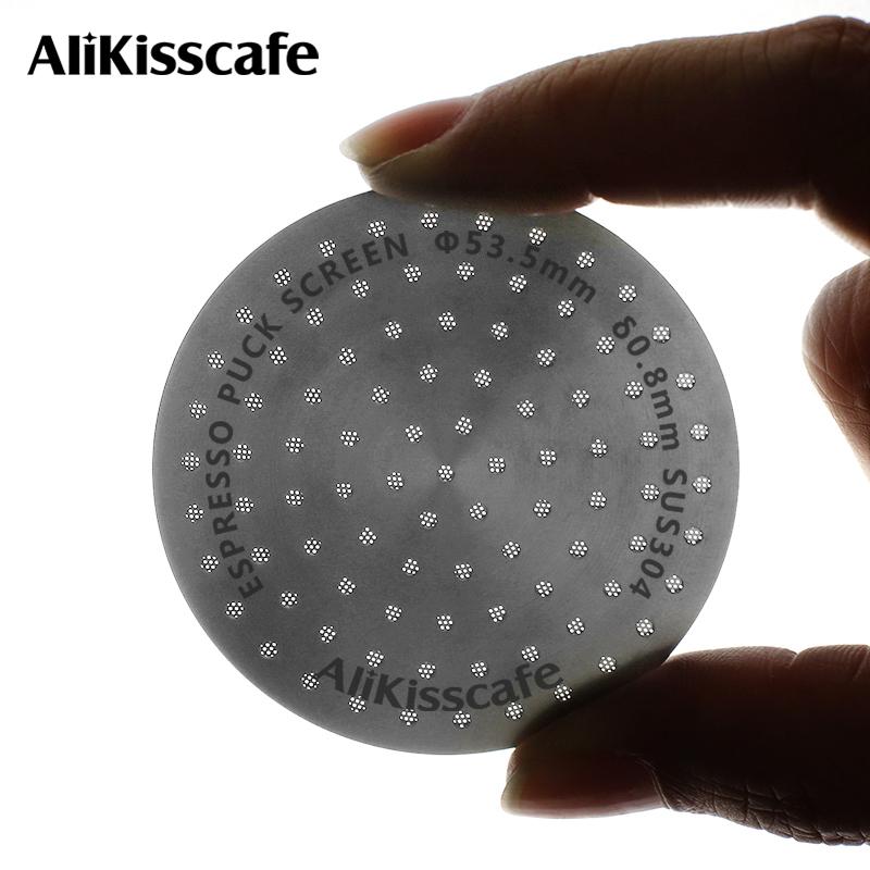 Coffee Puck Screen Espresso Filter 51mm 53.5mm 58.5mm Reusable Lower Shower Mesh For Portafilter Cafe Accessories Barista Tools