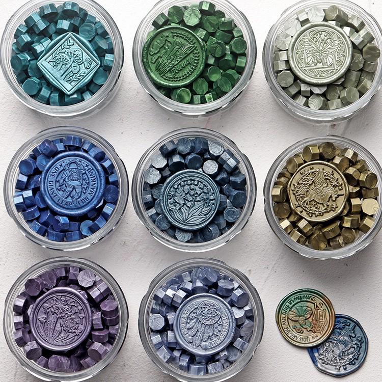Boom Boom Rabbit Retro Metallic Sealing Wax Granules for Wedding Invitations & Envelopes - High Gloss Stamp Wax Seal.