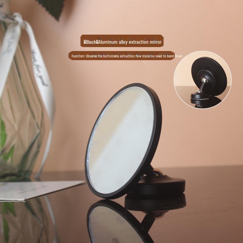 Roterande Magnetisk Kaffeextraktionsspegel med Fler-Vinkelreflektor för Bottenlöst Handtag