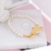 Saturn Series Resin Heart Pearl Bracelet - Elegant Celebrity-Inspired Christmas Gift