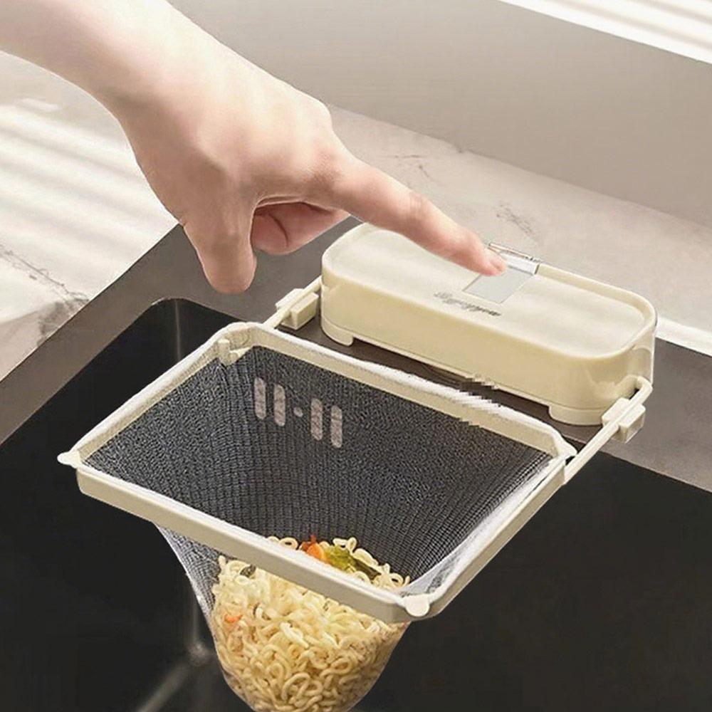 New Hanging Net Kitchen Drainage Rack Multi-Purpose Filter Bag Leftovers Filter Triangle Food Drainer Kitchen