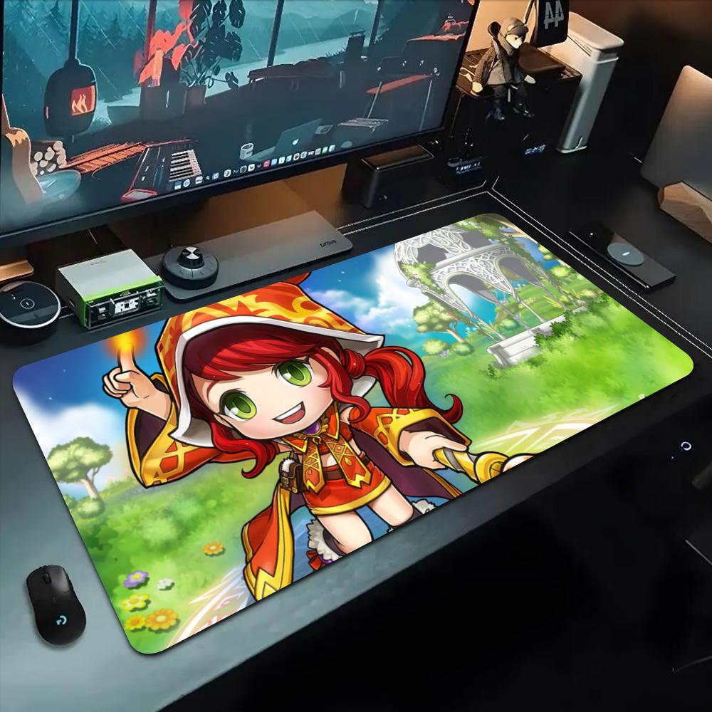 MapleStory Mouse Pad 500X1000 Mm Large Gaming Mousepad Gamer XL Rubber Otaku Keyboard Pad Laptop Desk Mat