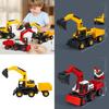 Excavator Toy Model With Flashing Lights And Sound For Childrens Play And Learning