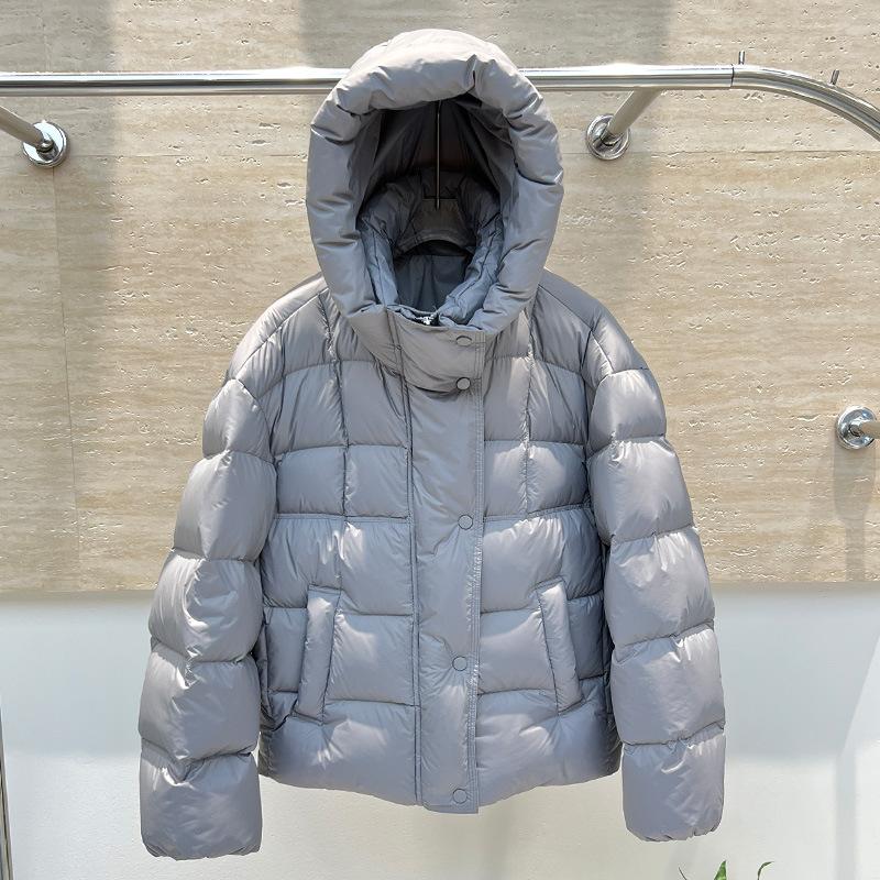 Winter New Puff Down Jacket Women's Short Thickened Hooded Small Bread Jacket Warm Jacket