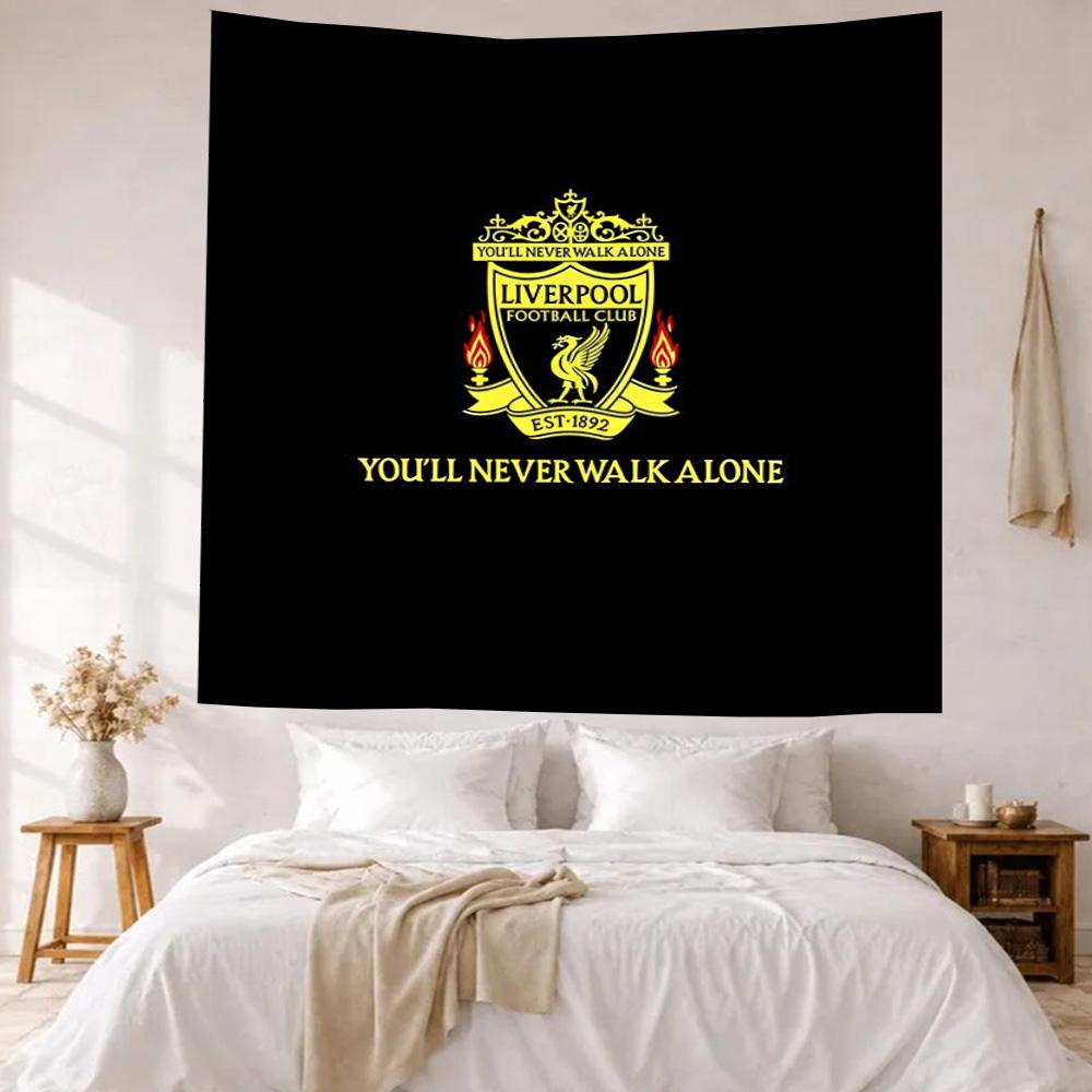 Liverpool Football Club Wall Decor Tapestry Art For Pet Memorial Birthdaywedding Party Backdrop Family Gift