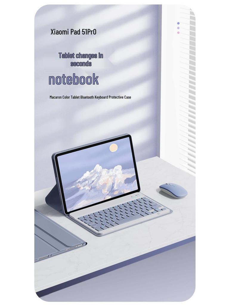 Kompatible Lenovo Pad 10.6 Tastaturhülle für Xiaoxin M10 Plus 3. Generation (Italienisch Bluetooth)