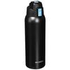 IRIS OHYAMA Kids' Sports Water Bottle, 1 Liter, Blue. Vacuum insulation keeps water cold for 6 hours! One-handed opening for direct drinking. Includes