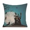 Halloween Linen Pillow Cover Printed Pillow Cover