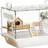 Acrylic Hamster Cage Transparent Cage For Animal Small Pet Spacious Habitat For Gerbil Chinchilla Bunny Ferret Hamster Dwarf