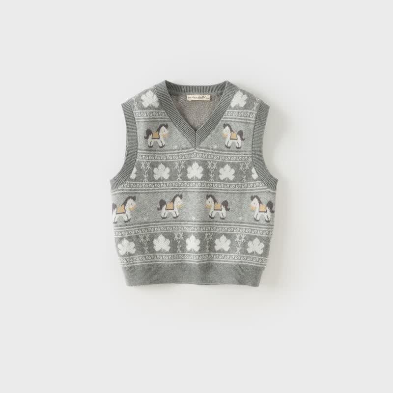 DAVE&BELLA Boys' Anti-Static Knitted Vest