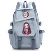Anime Demon Slayer Ryggsekk Back To Schoolbag for Boy Girl Bookbag for Kid Gaver Menn Dame Reisebag Stor kapasitet ryggsekk