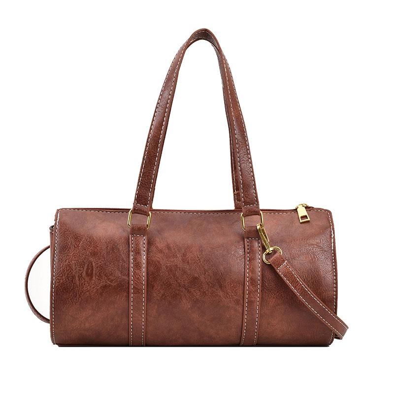 Женская ретро-сумка через плечо из искусственной кожи — фото 8