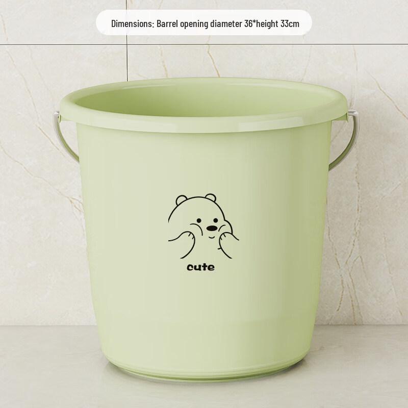 ZISIZ Утолщенное бытовое пластиковое ведро
