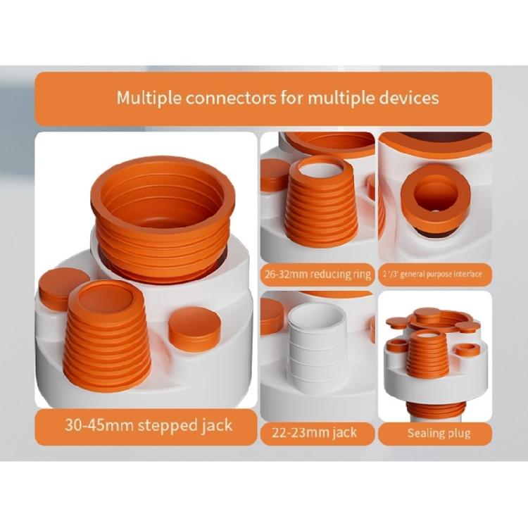 Kitchen Pipe Drainpipe Connector Washing Machine Floor Drain Pipe Tees Sink Elbow Pipe Connector Bathroom Accessories