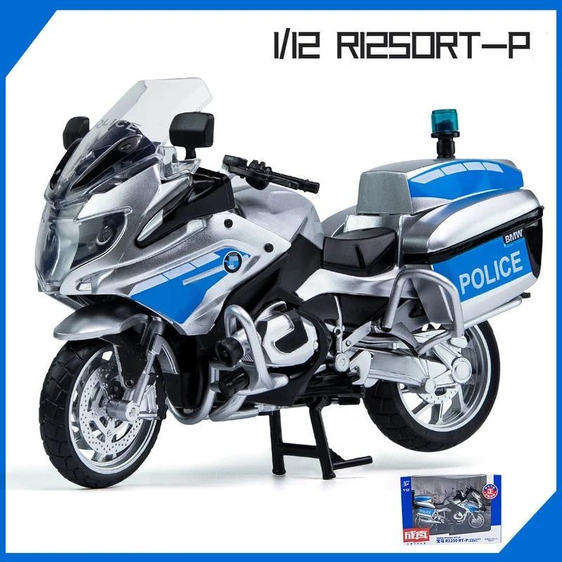 

1/12 BMW R1250 RT Alloy Racing Motorcycle Model High Simulation Diecast Metal Touring Street Motorcycle Model Детская игрушка в подарок синий/серебряный