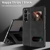 Slim Magnetic Flip Case With Window Galaxy Z Fold8 Ultra 7 6 5 PU Leather Stand Cover Shockproof Nappa Texture
