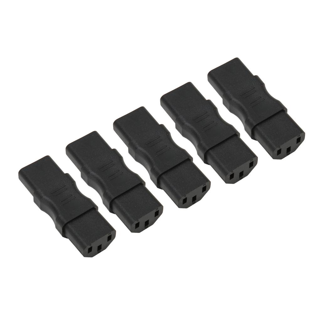 5PCS IEC320 C13 to C13 Power Adapter 2500W Cable Adapter Connector for Laptop Ups Socket PDU Chassis