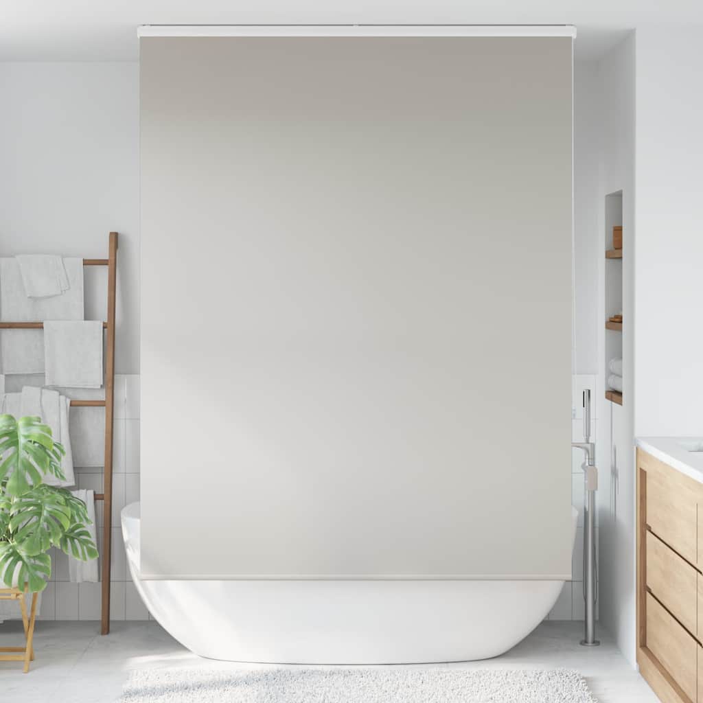 vidaXL Duschrollo mit Kassette 160x240 cm Stoffbreite 156 cm graue