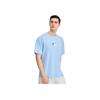 Skechers Comfortable Versatile Short Sleeve T-Shirt Men Tops Sky-Blue L225M131-016M