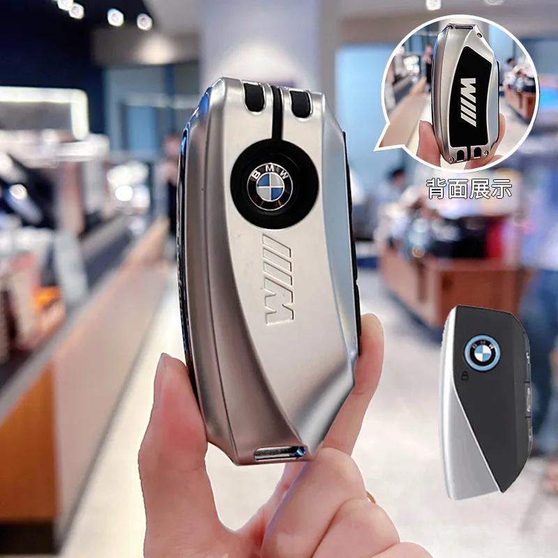 Car Remote Key Case Cover Shell Fob For BMW X1 U11 G70 7 Series 320i X3 X5 X7 i7 G07 LCI iX G09 XM U06 G81 M3 2023 2024 ussh51