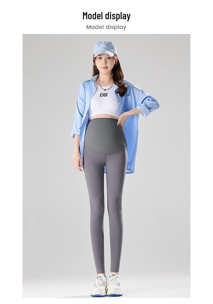 2025 Maternity Shark Pants - Spring & Autumn Yoga Base Pants