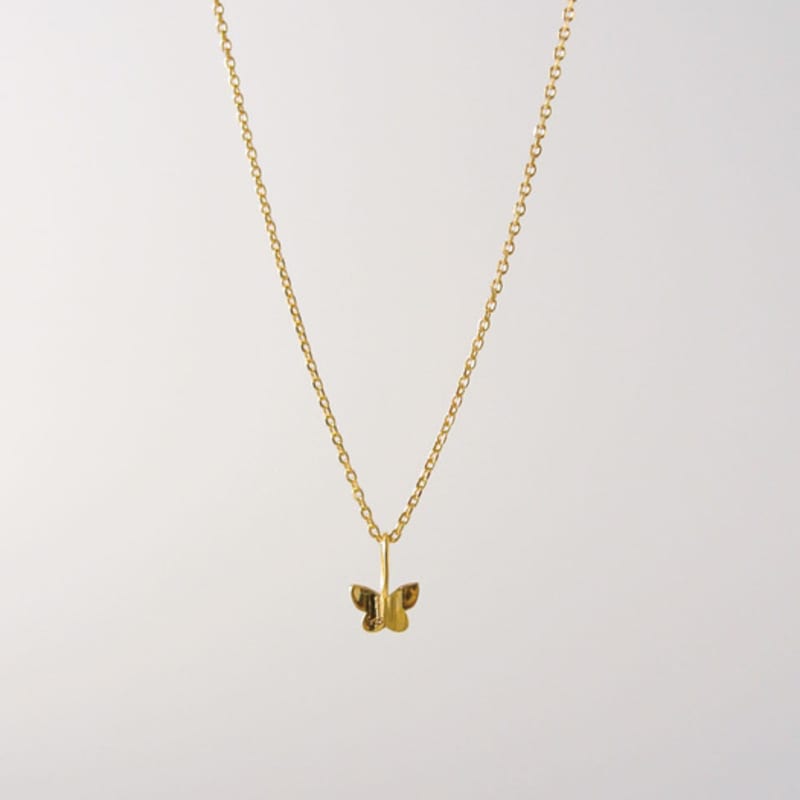 

objet213 Маленьке намисто-метелик (Срібло 925 проби) 2. Silver 925 + silver plating