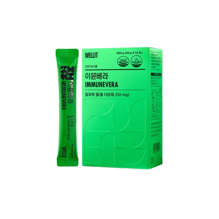 WELLIT Immune Jelly IMMUNEVERA / IMMUNEVERA PLUS / IMMUNEDARAE (20g × 14 Sticks) (10 Options)